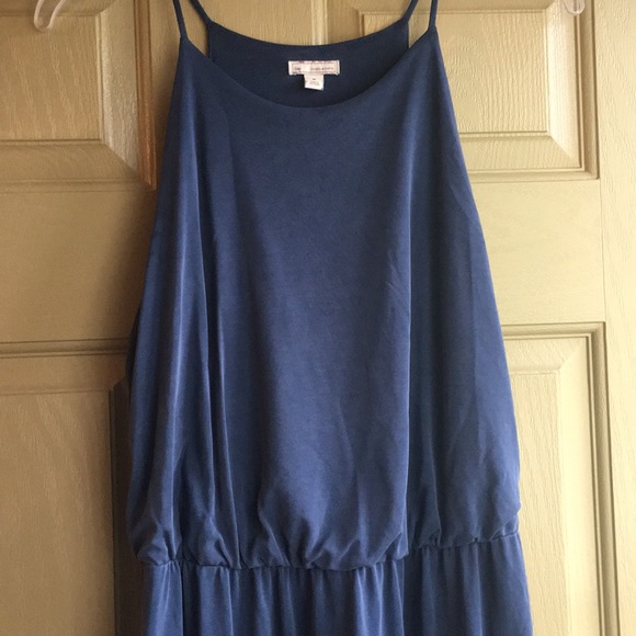 GAP Dresses & Skirts - GAP High-Neck, Sleeveless Maxi (Dusty Navy)